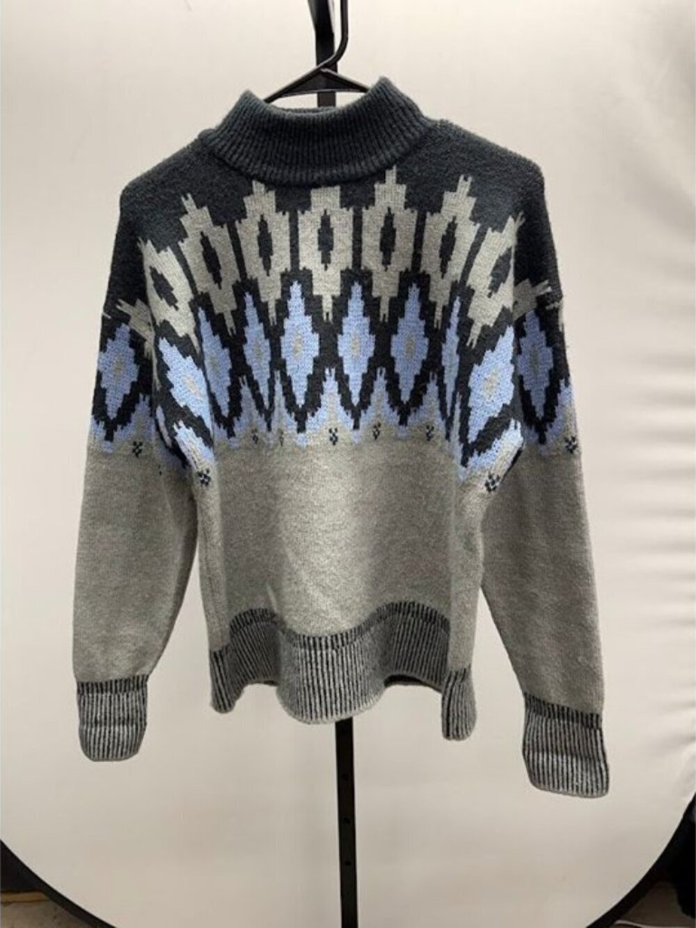 89th and Madison Fair Isle Sweater